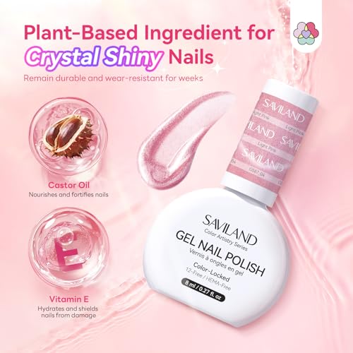 3-6 Color Glass Series Sheer Nudes Pink Cat Eye Gel Polish Set - Long-Lasting, Magnetic Shine