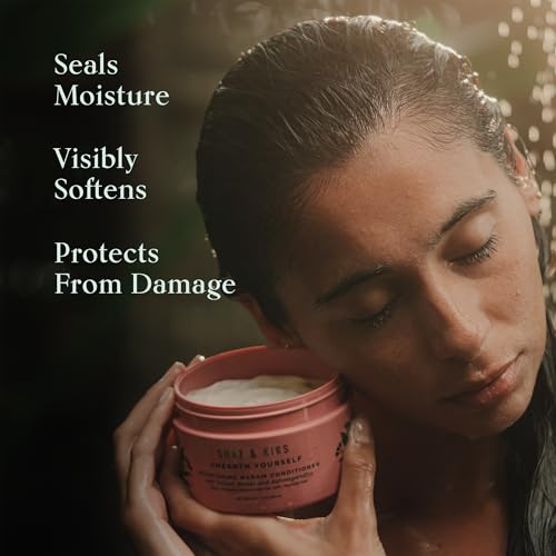 SHAZ & KIKS Nourishing Naram Weightless Conditioner 3.04 Fl Oz - Repair & Reduce Frizz