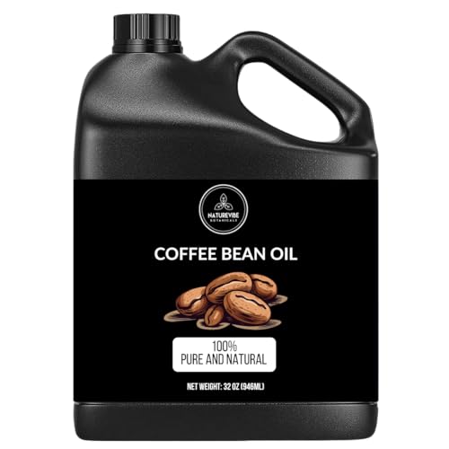 Pure Coffee Bean Oil for Skin & Hair Care - 32oz Natural Moisturizer