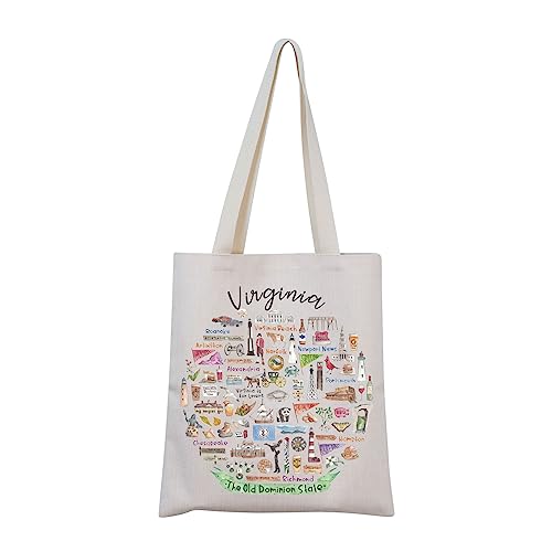 Virginia Women's Tote Bag: Welcome to Virginia Travel Gift