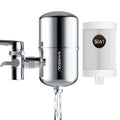 WINGSOL WS-FM001 5-in-1 Stainless Steel Faucet Water Filter for Sink, Lead Reduction, 250G, Rotating Tap Purifier