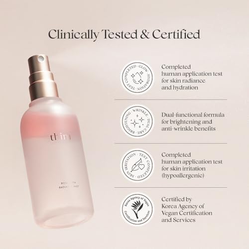 Vegan Rose PDRN Radiance Mist - Hydrating Facial Spray for All Skin Types