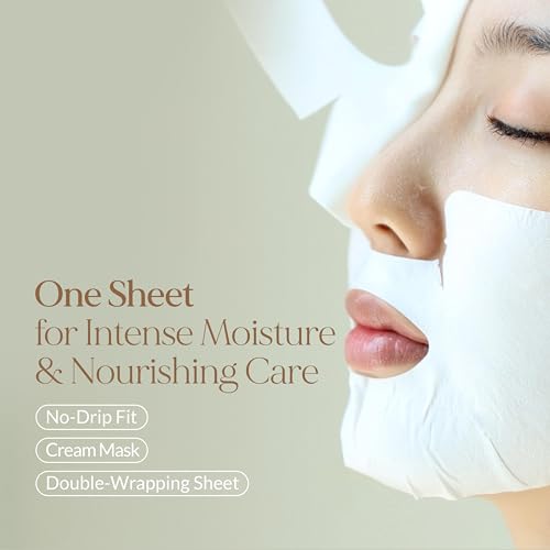 LU'PIUM Extreme Core Mask ? Vegan Intensive Hydrating & Firming Sheet Mask with 5 Plant Phytomucin, Collagen & Peptide Complex, Inspired by Korean Skincare