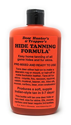 Deer Hide Tanning Formula Multi Pack for Fur & Leather - 6 Bottles