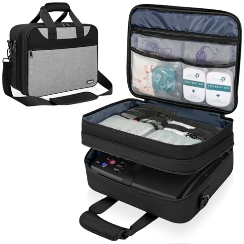 Large Tattoo Supplies Organizer Case with Transparent Pockets for Travel & Studio