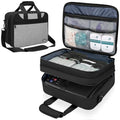 Large Tattoo Supplies Organizer Case with Transparent Pockets for Travel & Studio