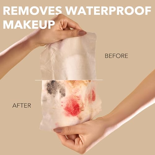 mivida Hypoallergenic Makeup Remover wipes Bulk with Hyaluronic Acid, Alcohol & Fragrance Free Makeup Wipes Sensitive Skin, Plant-Based Facial Wipes Make Up Remover, (4 Packs x 50 Wipes) Total 200ct