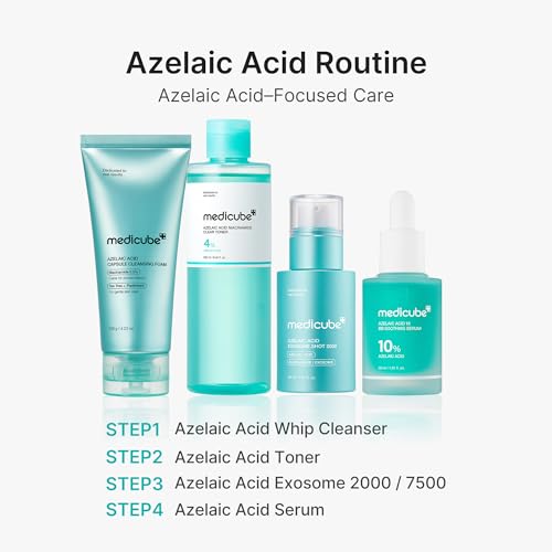 Azelaic Acid Serum 10% for Clear Skin - Soothing, Hydrating, Pack of 2 (1.01 Fl Oz)