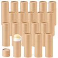 20 Pcs Empty Deodorant Tubes Push-Up Dispenser 1 oz Brown Eco-Friendly