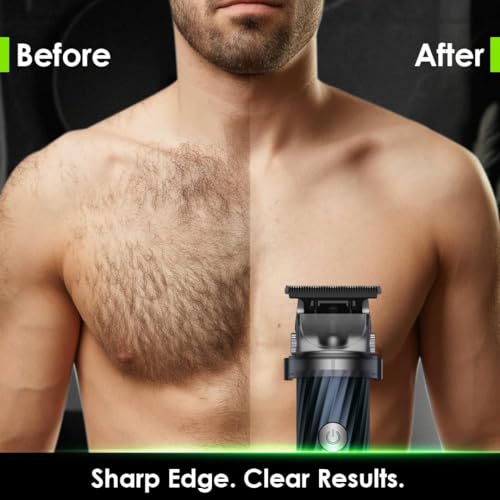 Oraimo Cordless Beard Trimmer for Men, Adjustable Rotating Head, 1200mAh Battery