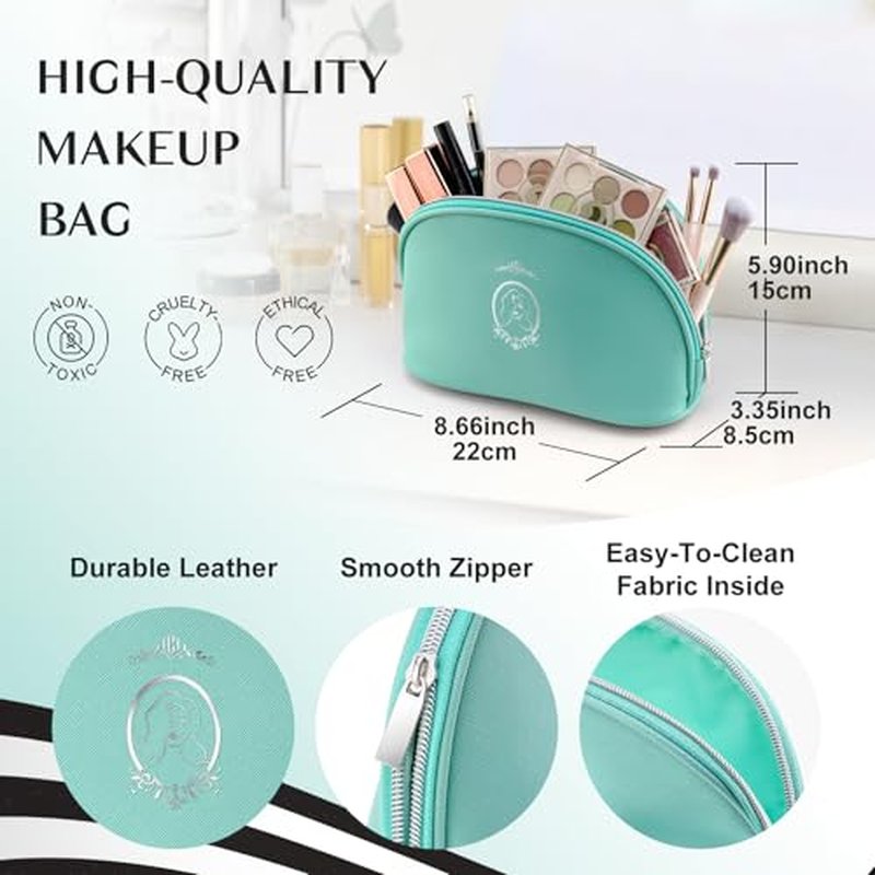 Color Nymph All In One Makeup Kit, Makeup Gift Set for Beginners Teenager Girls with Eyeshadow Palette Blush Lipstick Lip Pencil Eye Pencil Brush Mascara Portable Bag