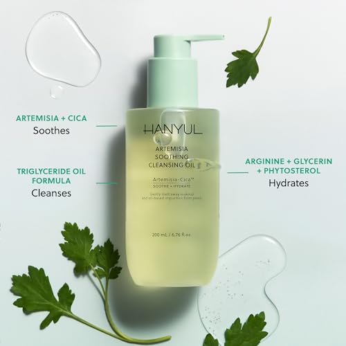 Gentle Artemisia & Cica Cleansing Oil for All Skin Types - Hydrating Facial Cleanser