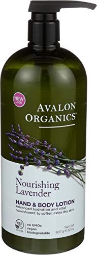 Lavender Hand and Body Lotion 32 fl oz - Organic, Moisturizing, Replenishing - Variation of THIS listing