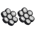 Black 7-Blade Replacement Shaver Heads for Bald Head & Face - 2 Pack