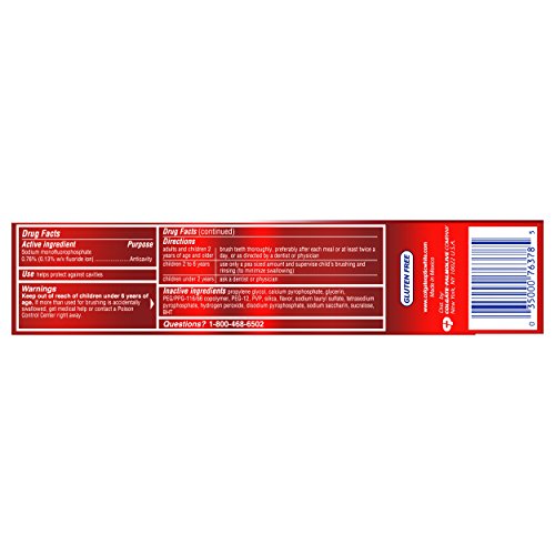 Colgate Optic White Whitening Toothpaste Icy Mint, 5 oz 3-Pack