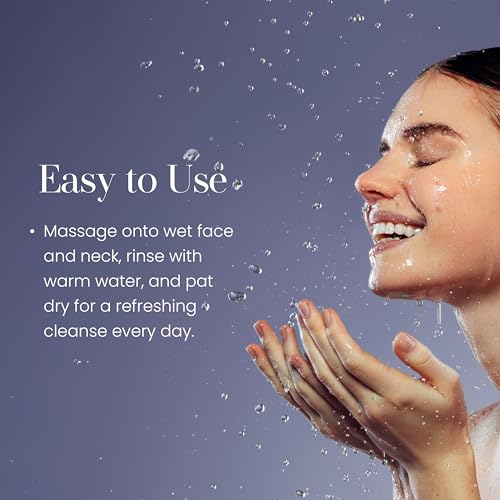 Hylunia Facial Cleansing Gel with Hyaluronic Acid 5.1oz - Gentle Hydrating Face Wash for Sensitive & Acne-Prone Skin