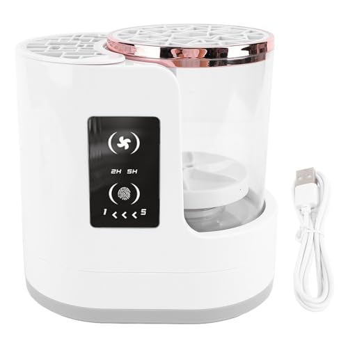 Electric Makeup Brush Cleaner, 850RPM USB Detachable Makeup Brush Cleaning Machine, 2H 5H Timer Automatic Makeup Brush Cleaner Dryer Machine, for Beauty Makeup Brush Set