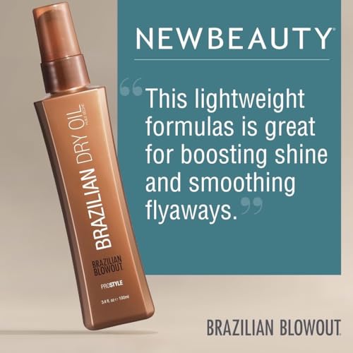 Brazilian Dry Oil for Hair Smoothing - 3.4 oz Hair Oil Treatment