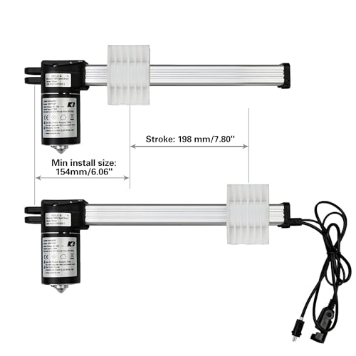 Linear Actuator for Recliner Lift Chair Motor KDPT007-54 198mm Stroke
