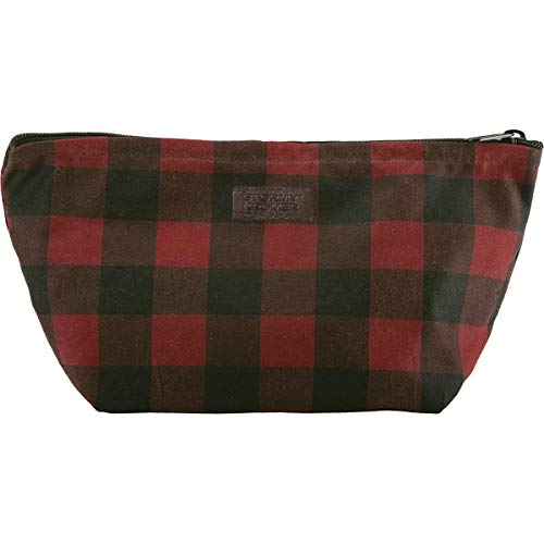 Stormy Kromer The Waxed Pouch, Red/Black Buffalo Plaid, Small