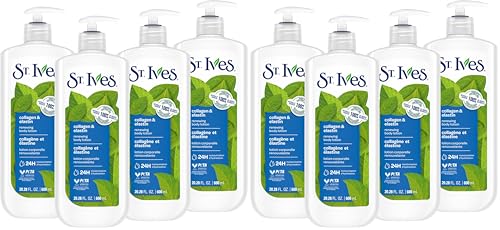 St. Ives 84 Fl Oz Hand & Body Lotion Pack of 2 with Pump for Dry Skin