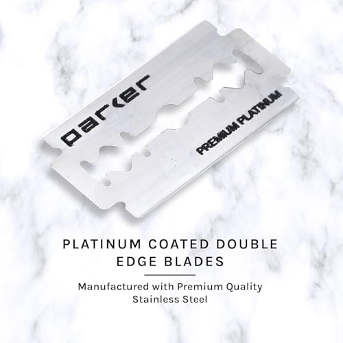 Convertible Safety Razor with Open & Closed Comb Plates - Premium Brass Handle