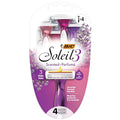 Disposable Razor Set - BIC Soleil Twilight 4-Count Pack of 6 Women’s Razors with Triple Blades