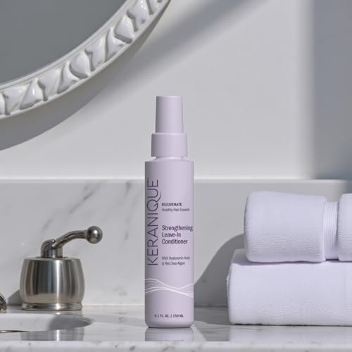 Keranike Strengthening Leave-In Conditioner Spray for Thinning Hair – 5.1 Fl Oz