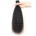 14 Inch Yaki Straight Human Hair Bundles - Single Bundle - Natural Black