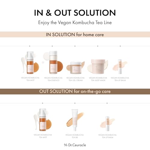 Dr.Ceuracle Vegan Kombucha Tea Beginning Set - Mini Hydrating Skincare Kit