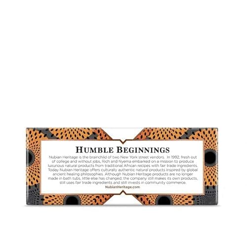 Nubian Heritage African Black Bar Soap with Oats and Aloe Vera,5 Ounce