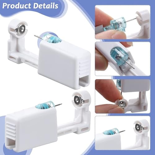 Disposable Ear Piercing Gun Kit - Judero 72Pcs Self Piercing & Earrings Set (203-24pack)