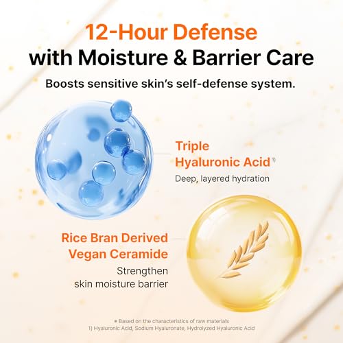 DearKlairs Vitamin C Face Moisturizer - Hydrating Skin Barrier Cream for Sensitive Skin, 2.11 Oz