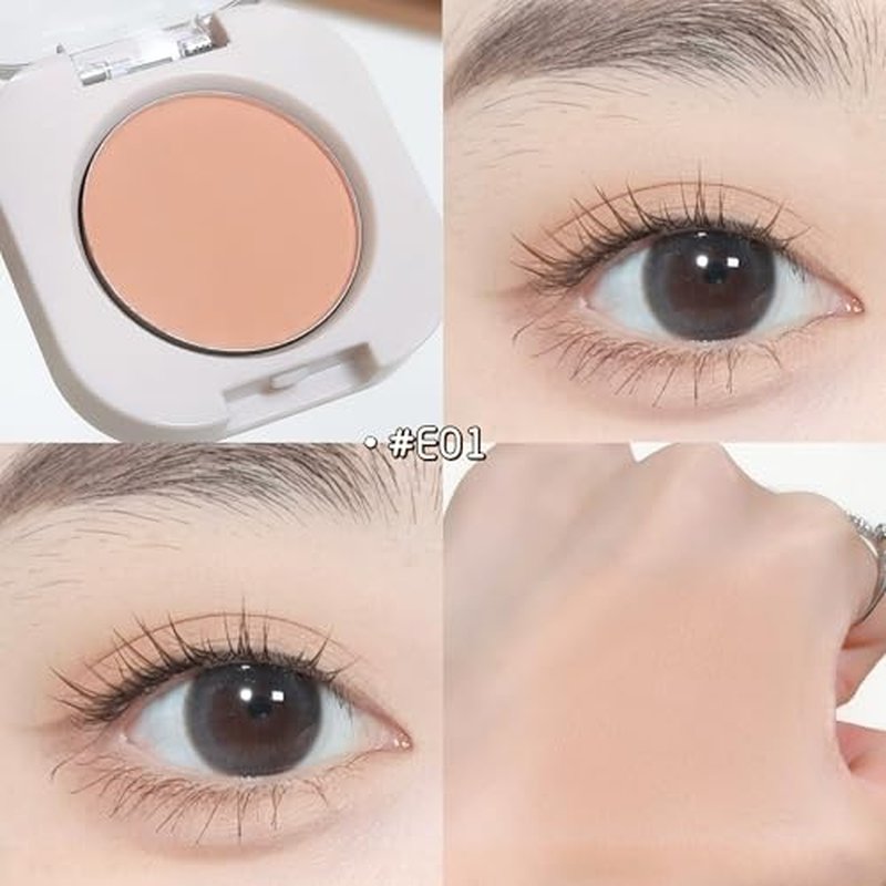 BestLand Single Pressed Eyeshadow ? Long-Lasting Matte & Shimmer Finish, Ultra-Pigmented Silky Texture, Blendable Cream Powder Formula for Effortless Day & Night Eye Looks (4PCS Set A)