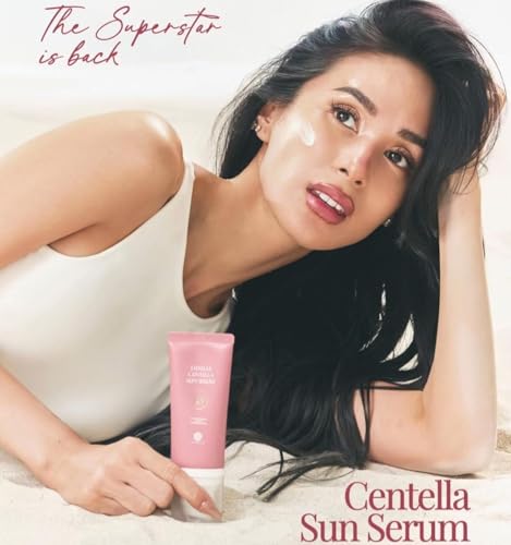 SPF 50 PA++++ Sun Serum with Centella for Face - Lightweight & Hydrating