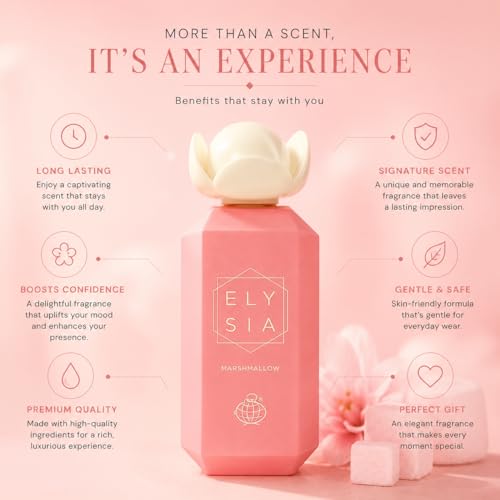 Elysia Marshmallow Unisex EdP 3.4oz - Fruity Floral Gourmand Fragrance