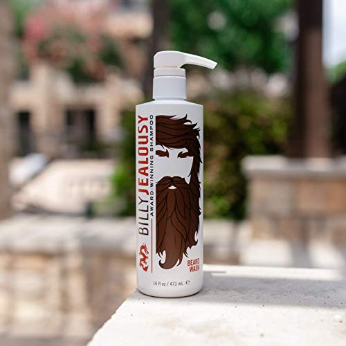 16 Fl Oz Beard Wash for Smooth, Manageable & Frizz-Free Facial Hair - Hydrating Aloe & Green Tea Extract - Original Variant