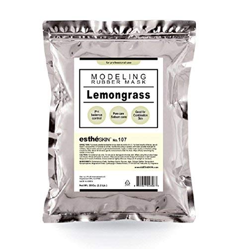 Lemongrass Rubber Mask for Skin Care - Large Capacity for Professional & Home Use