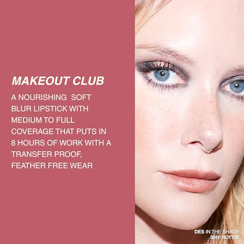 Freck Makeout Club Soft Blur Lipstick - Muted Rose, Long Lasting & Hydrating