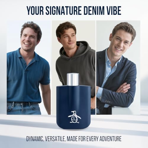 Men's Denim Cologne - Long Lasting Fresh Scent, 3.4 Fl Oz