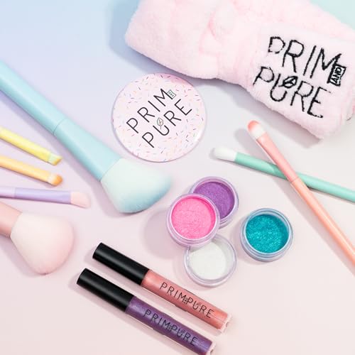 Kids Mineral Makeup Gift Set - Organic Non-Toxic Eyeshadow & Lip Gloss, Safe for Play & Birthday Parties