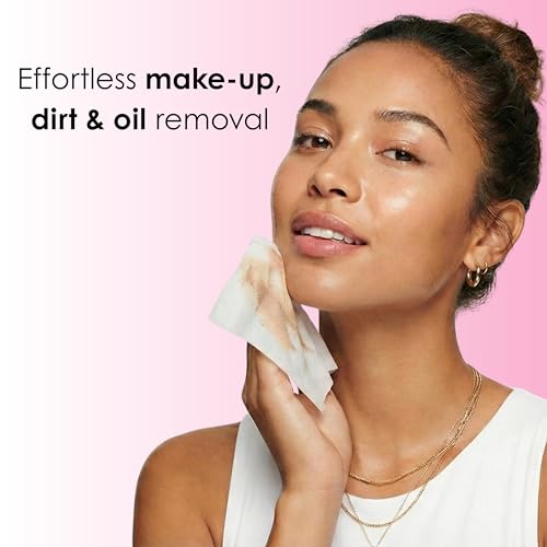 Global Beauty Care Collagen Makeup Remover Wipes - Gentle Daily Facial Cleansing Wipes for Sensitive Skin, Hydrating, Firming & Renewing For Smooth Radiant Skin, Travel-Friendly, 60 Count (1-Pack)