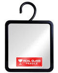 MirrorVana Real Glass Fogless Shower Mirror 8x7 in Black, Distortion-Free