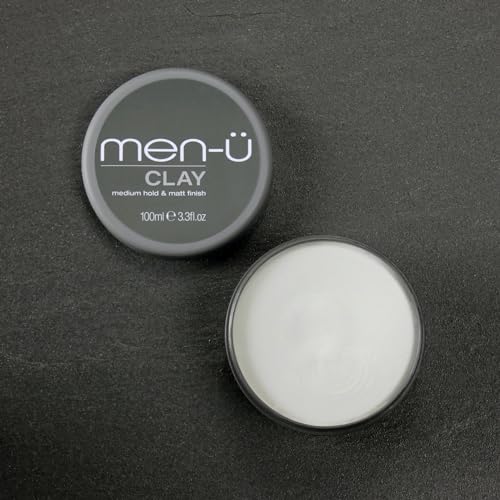 Men's Hair Clay with Matte Finish - Medium Hold, Choppy Style, 100ml