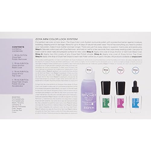 ZOYA Mini Color Lock System Manicure Kit