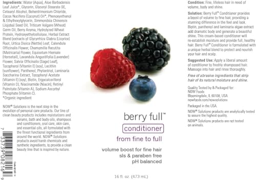 Volume Boost Conditioner for Fine Hair - Berry Full™ 16 Fl Oz Pack of 4