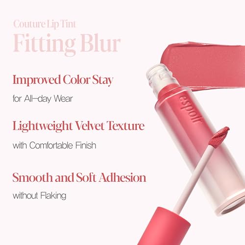 Espoir Couture Lip Tint #7 Berry Tart - Smudge-Proof Matte Lip Stain with Soft Creamy Texture