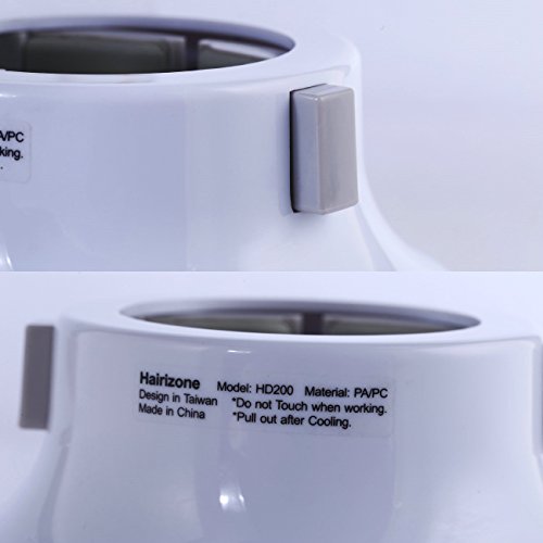Hairizone Universal Hair Diffuser White - Heat Protection & Volumizing Attachment