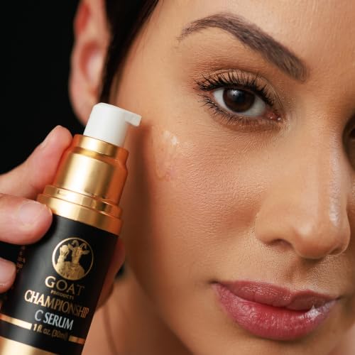 Vitamin C Face Serum with Hyaluronic Acid & Caffeine - Brightening & Anti-Aging, 1 fl oz