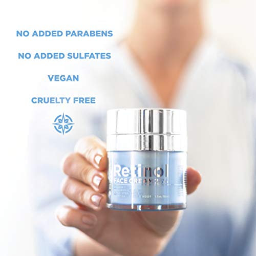 Retinol Face Cream 2.5% Organic Anti-Aging Moisturizer for Dry Skin - Passport to Organics